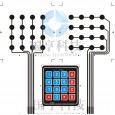 4x4 Matrix Membrane Keypad