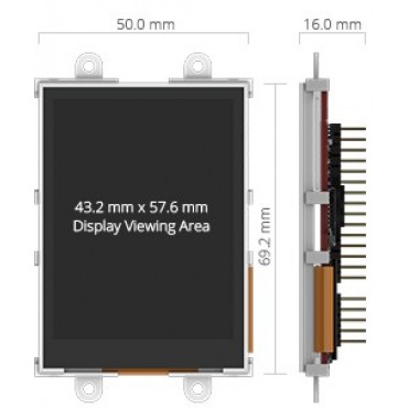 2.8" LCD Touch Screen Display