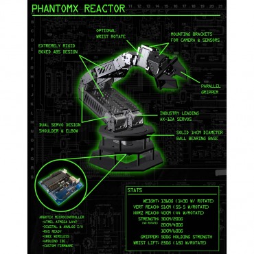 PhantomX Reactor Robot Arm Kit