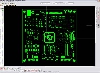 Example PCB layout tool showing solder mask.