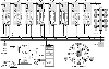 A block diagram of the Parallax Propeller multicore processed used as the media server in the Chameleon.