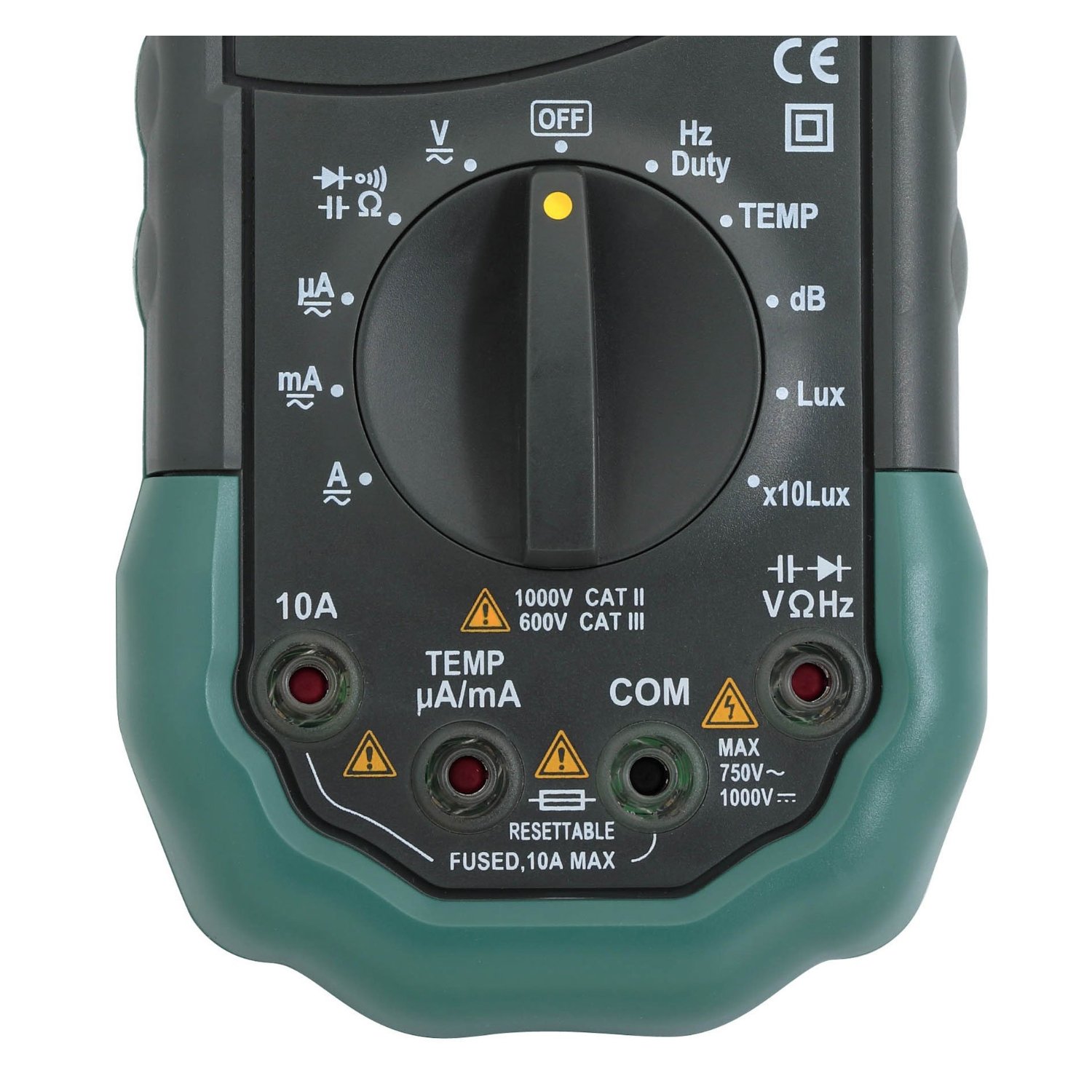 Mastech MS8229 Auto-Range 5-in-1 Multi-functional Digital Multimeter - The function selector.
