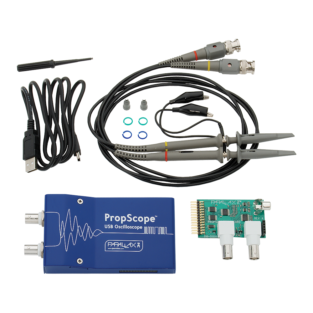 Parallax PropScope USB Oscilloscope kit.