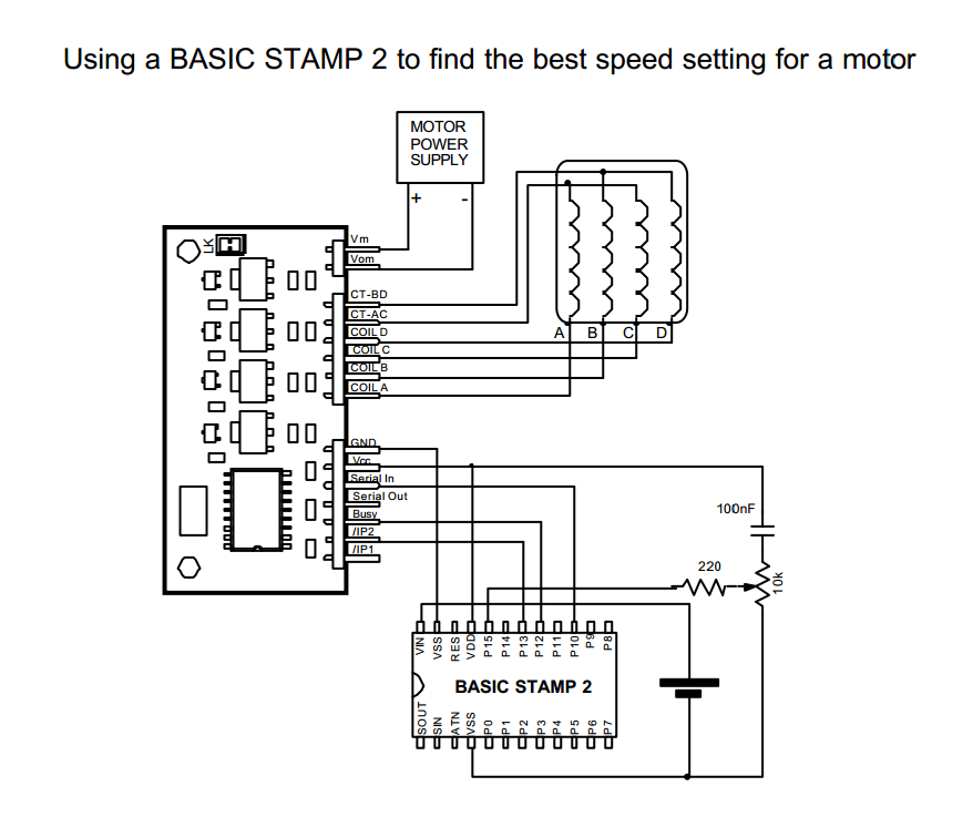 Little Step-U Motor Controller Application.