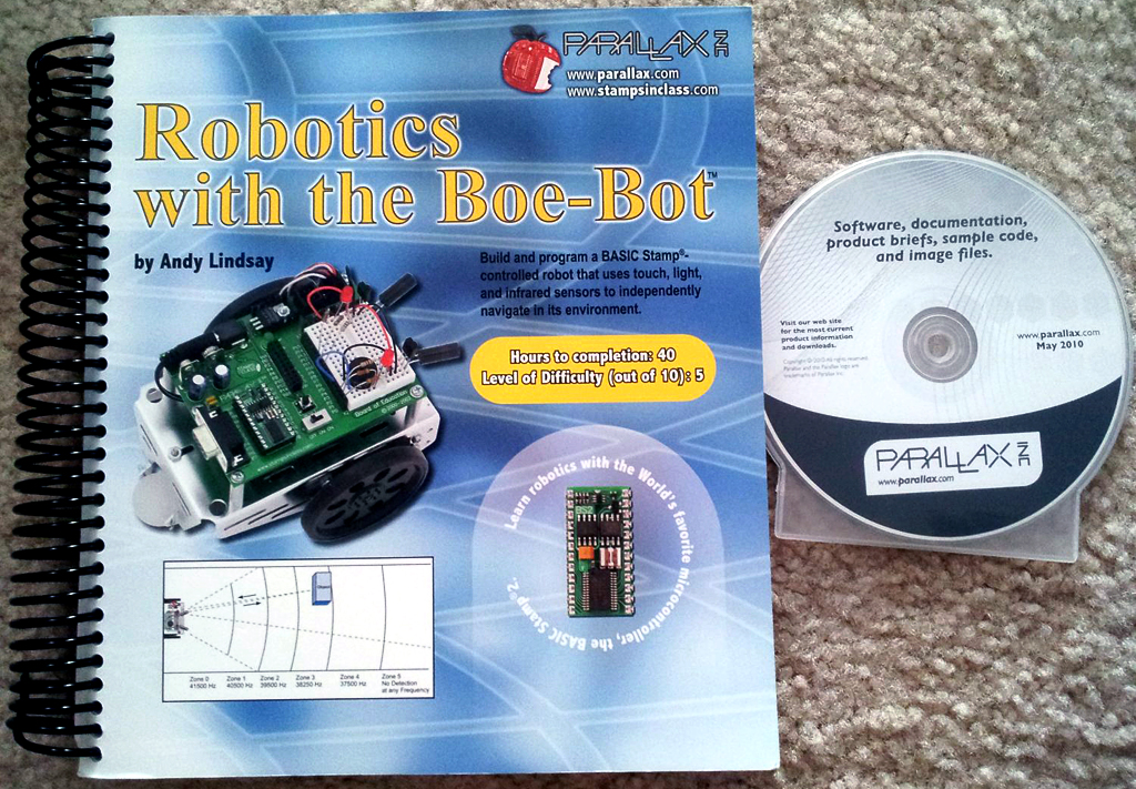 Boe-Bot Robot - CD and Manual.