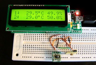 Sensirion Temperature and Humidity Sensor Application.