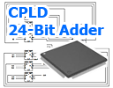 CPLD-24-Bits Adder