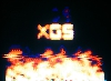 Fire plasma demo running in real-time bitmapped mode.