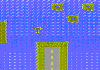 Tile mapped vertical scrolling demo with 8-bit color and sprites.