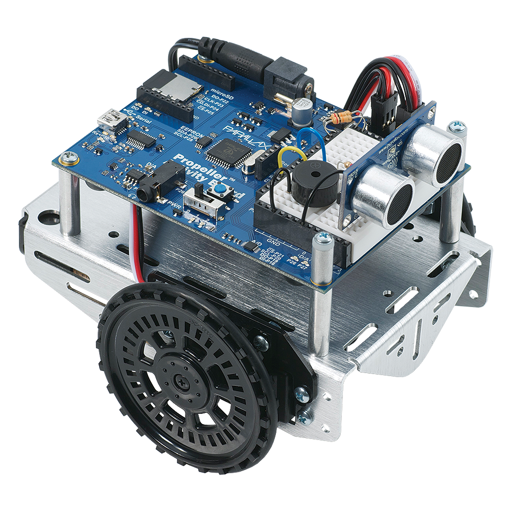 ActivityBot Robot Kit Assembled Alternate View.